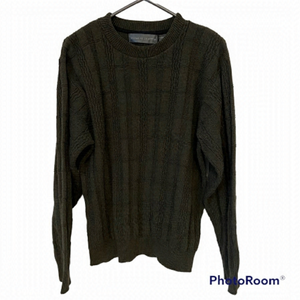 Vintage Oscar De La Renta 90s Thick Chunky Knit Pullover Sweater 3D Print Large